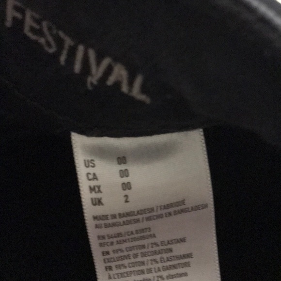 American eagle black denim shorts - Picture 4 of 4